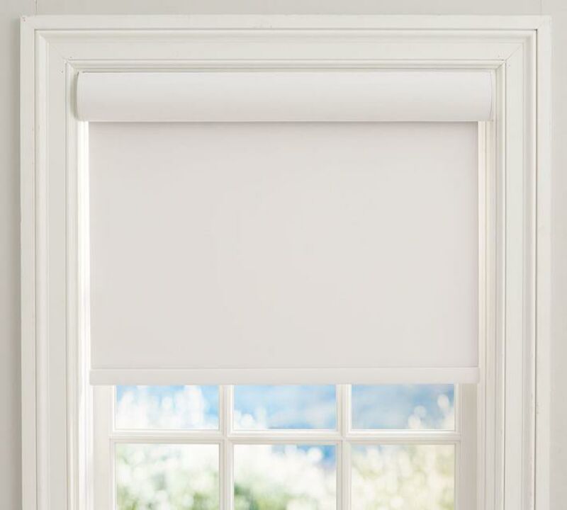 Elite Home® ablakra szerelhető sötétítő és árnyékoló roló, fém házban, fehér, 60x90cm