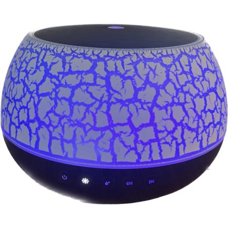 Bluetooth aromapárásító, illatosító, 7 szín, távirányítható, sötét színben