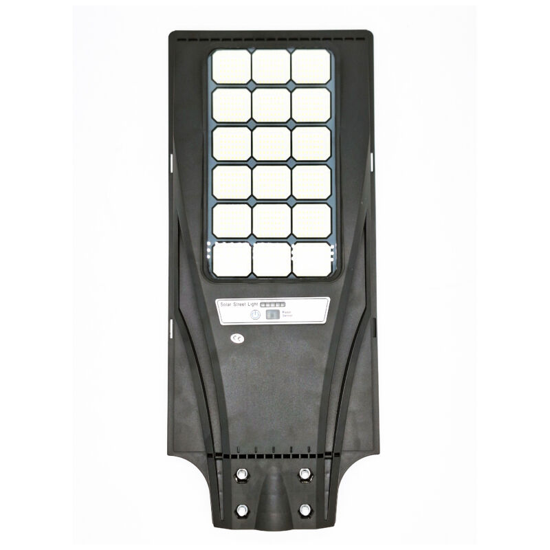 Extra fényerejű LED szolár utcai lámpa, távirányítóval, mozgásérzékelővel, 600W, 18 paneles